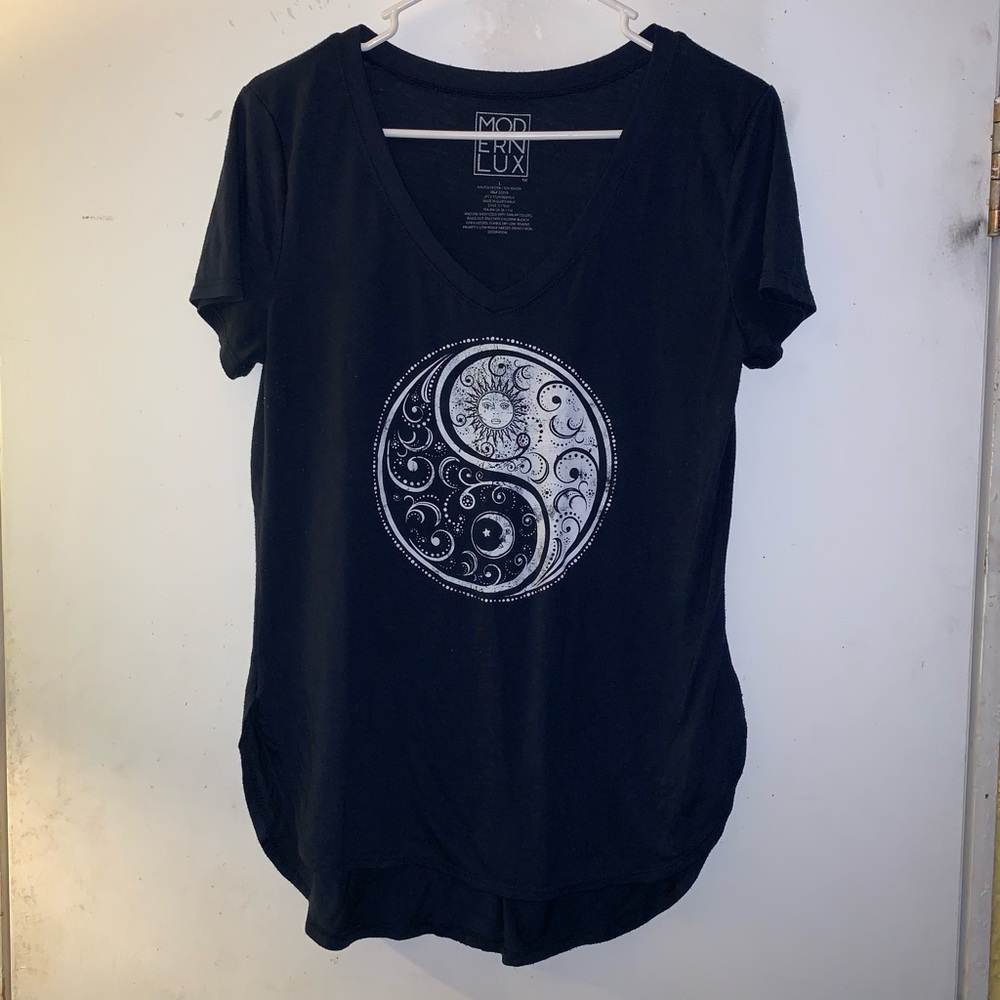 Navy Blue V-Neck Shirt
